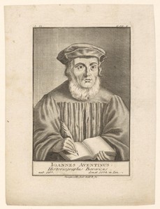 Portret van Johannes Aventinus