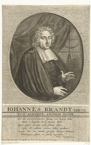 Portret van Johannes Brandt op 39-jarige leeftijd