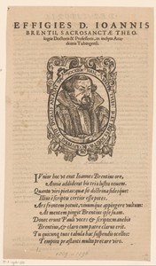 Portret van Johannes Brenz