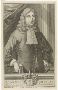 Portret van Johannes Camphuys, gouverneur-generaal van Nederlands-Indië
