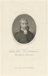 Portret van Johannes Cristianus Vorstman