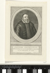 Portret van Johannes Cuchlinus