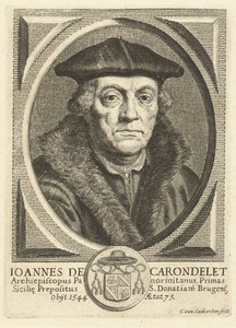 Portret van Johannes de Carondelet aartsbisschop van Palermo