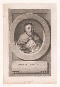Portret van Johannes Dubravius