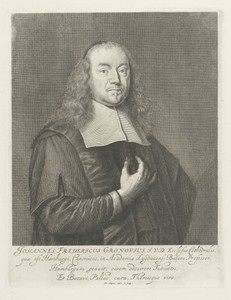 Portret van Johannes Fredericus Gronovius