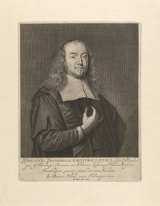 Portret van Johannes Fredericus Gronovius