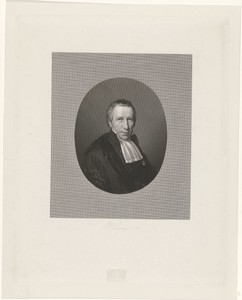Portret van Johannes Frederik Lodewijk Schröder