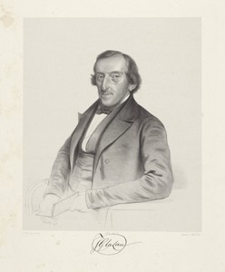 Portret van Johannes Gerardus La Lau op 53 jarige leeftijd
