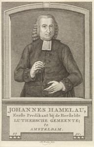 Portret van Johannes Hamelau