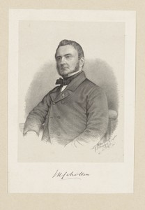 Portret van Johannes Henricus Scholten