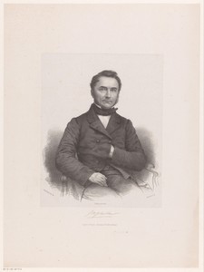 Portret van Johannes Henricus Scholten