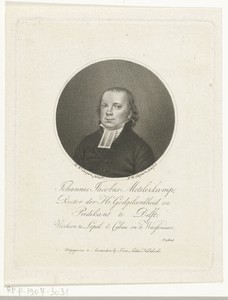 Portret van Johannes Jacobus Metelerkamp