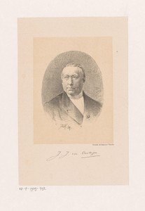 Portret van Johannes Jacobus van Oosterzee