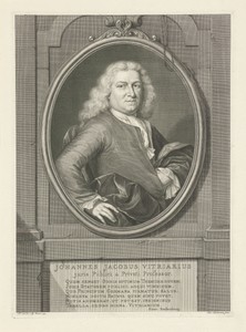 Portret van Johannes Jacobus Vitriarius