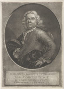 Portret van Johannes Jacobus Vitriarius
