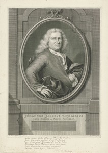 Portret van Johannes Jacobus Vitriarius