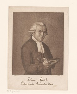 Portret van Johannes Jaenicke
