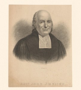 Portret van Johannes Jaenicke