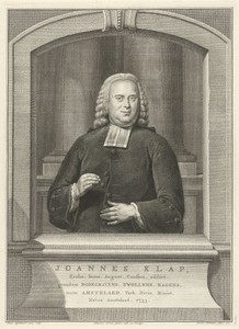 Portret van Johannes Klap