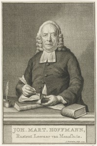 Portret van Johannes Martinus Hoffman