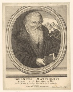 Portret van Johannes Mathesius