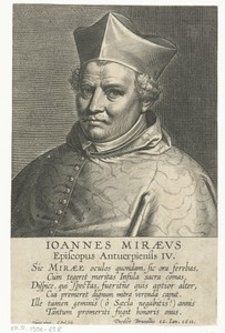 Portret van Johannes Miraeus