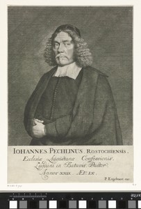 Portret van Johannes Nicolaas Pechlin