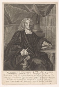 Portret van Johannes Olearius