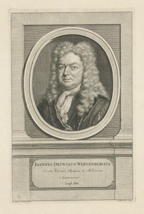 Portret van Johannes Ortwinus Westenberg