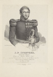 Portret van Johannes Petrus Sprenger