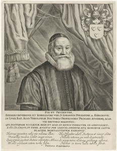 Portret van Johannes Polyander van Kerkhoven