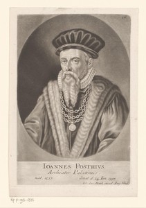 Portret van Johannes Posthius
