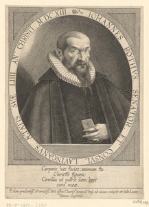 Portret van Johannes Roth op 54-jarige leeftijd