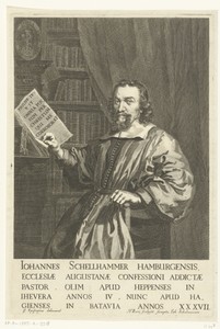 Portret van Johannes Schellhammer op 67-jarige leeftijd