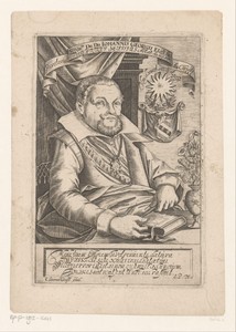 Portret van Johannes Seusse op 55-jarige leeftijd