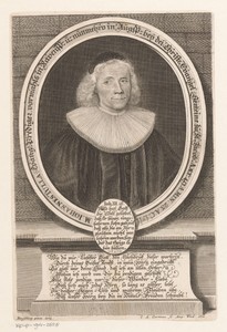 Portret van Johannes Tulla op 49-jarige leeftijd