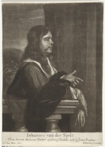 Portret van Johannes van der Spelt