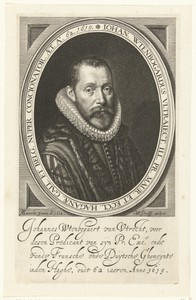 Portret van Johannes Wtenbogaert op 62-jarige leeftijd