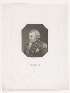 Portret van John Jervis St. Vincent