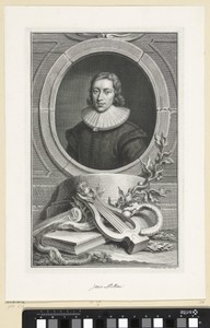 Portret van John Milton
