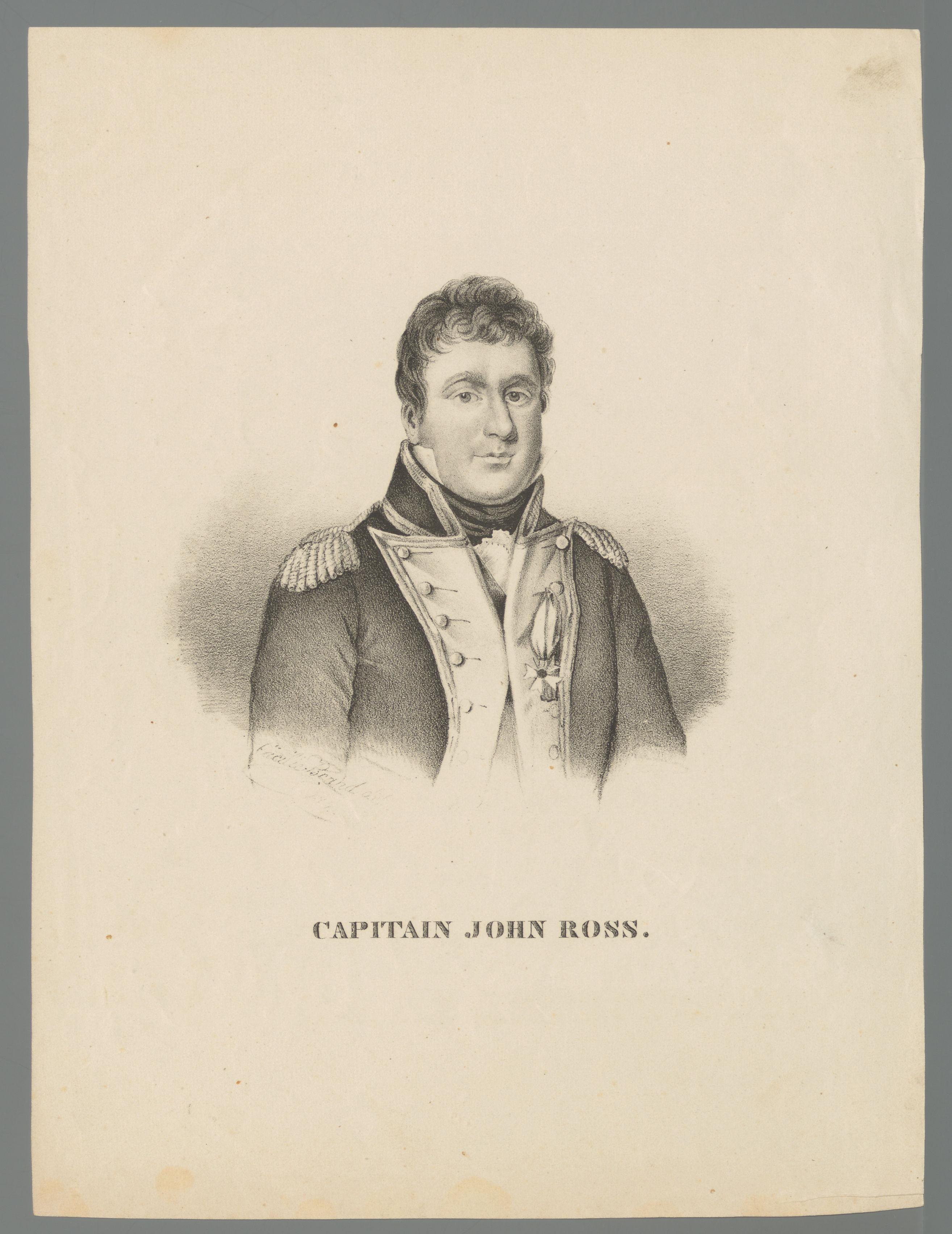 Portret van John Ross by Cäcilie Brandt