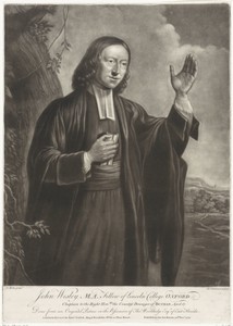 Portret van John Wesley