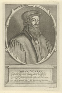 Portret van John Wyclif
