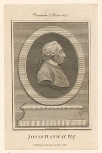 Portret van Jonas Hanway