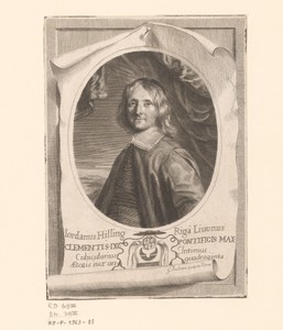 Portret van Jordanus Hilling op 40-jarige leeftijd