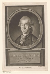 Portret van Josef Ferdinand Anton Storr von Ostrach