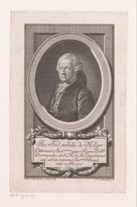 Portret van Josef Ferdinand von Holger
