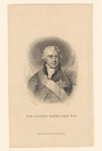Portret van Joseph Banks