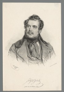 Portret van Joseph Christian von Zedlitz