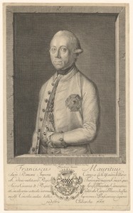 Portret van Joseph Franz Moritz von Lacy